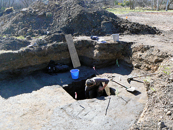 Trench excavation Jun 2015 - Mark Butz
